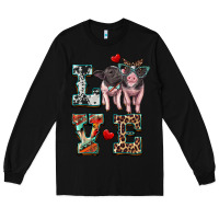 Black love baby pigs Long Sleeve Tee - Artiststas