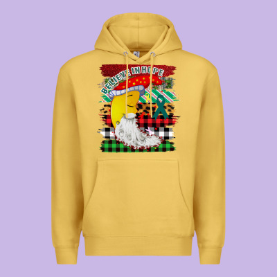 Christmas Brushstrokes Moon Premium Hoodie Designed By Bettercallsaul