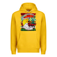 Lemon Christmas Brushstrokes Moon Premium Hoodie - Bettercallsaul