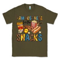 Army Green i am just here for the snacks Classic Tee - AdoDesignShop