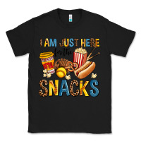 Black i am just here for the snacks Classic Tee - AdoDesignShop
