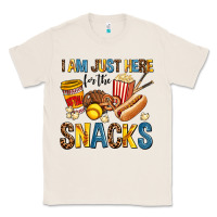 Natural i am just here for the snacks Classic Tee - AdoDesignShop