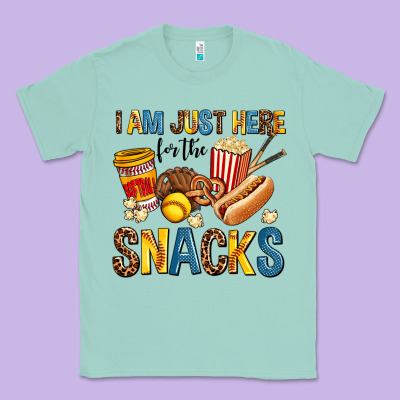 I Am Just Here For The Snacks Classic Tee Designed By Adodesignshop