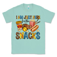 Seafoam i am just here for the snacks Classic Tee - AdoDesignShop