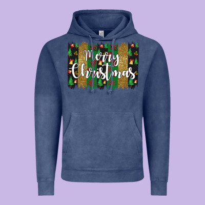 Merry Christmas Vintage Hoodie Designed By Jahusdesignshop