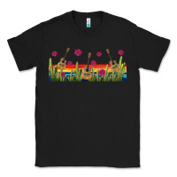 Black mexican sombrero guitar libbey glass Classic Tee - BundleAndBundleShop