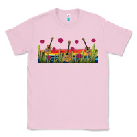 Bubblegum Pink mexican sombrero guitar libbey glass Classic Tee - BundleAndBundleShop