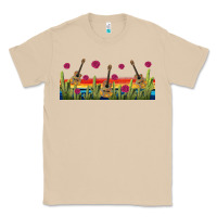 Mushroom mexican sombrero guitar libbey glass Classic Tee - BundleAndBundleShop