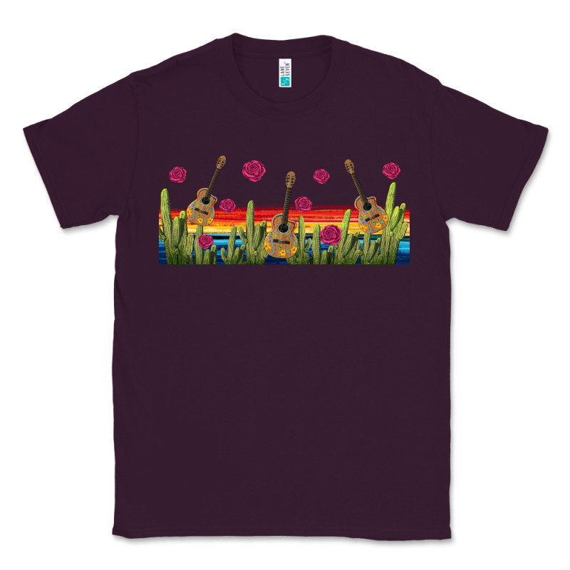 Mexican Sombrero Guitar Libbey Glass Classic Tee by BundleAndBundleShop | Teevron