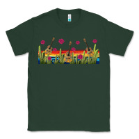 Sports Green mexican sombrero guitar libbey glass Classic Tee - BundleAndBundleShop