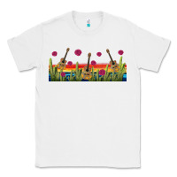 White mexican sombrero guitar libbey glass Classic Tee - BundleAndBundleShop