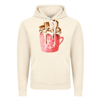 Vintage Artic hotcocoa with snowman  fa element Vintage Hoodie - FaDigitalArtStudio