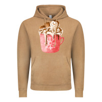 Vintage Camel hotcocoa with snowman  fa element Vintage Hoodie - FaDigitalArtStudio