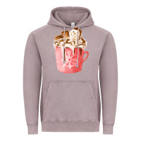 Vintage Zinc hotcocoa with snowman  fa element Vintage Hoodie - FaDigitalArtStudio