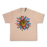 Burro sunflower front Urban Heavy Tee - AdoDesignShop