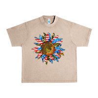 French Oak sunflower front Urban Heavy Tee - AdoDesignShop