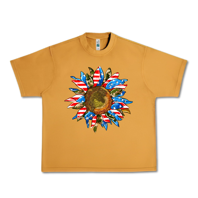 Sunflower Front Urban Heavy Tee by AdoDesignShop | Teevron