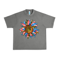 Tornado sunflower front Urban Heavy Tee - AdoDesignShop