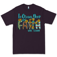 Plum in oceans deep faith will stand Premium Tee - texasbilliewilder