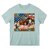 Arona American farm animals Heavy Core Tee - RanaPortraitStore
