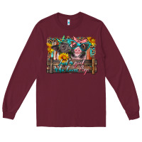 Burgundy just a girl who loves pigs Long Sleeve Tee - Artiststas