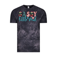 Cloud Black sassy little soul Vintage Tee - JahusDesignShop