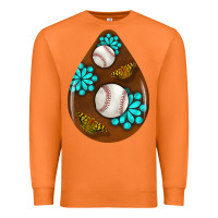 Carrot baseball and western roses teardrop  1 Premium Sweatshirt - BundleAndBundleShop