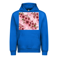 Cobalt hibiscus flowers with glitter Urban Hoodie - TumblerDesignByShophia