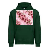 Forest Green hibiscus flowers with glitter Urban Hoodie - TumblerDesignByShophia