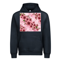 Navy hibiscus flowers with glitter Urban Hoodie - TumblerDesignByShophia