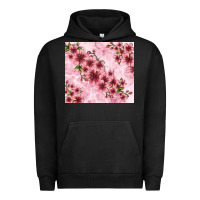 Pigment Black hibiscus flowers with glitter Urban Hoodie - TumblerDesignByShophia