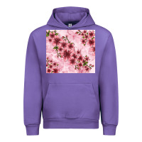 Tulip hibiscus flowers with glitter Urban Hoodie - TumblerDesignByShophia