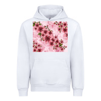 White hibiscus flowers with glitter Urban Hoodie - TumblerDesignByShophia