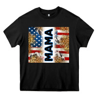Black American mama Heavy Core Tee - RanaPortraitStore