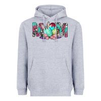 Heather Grey Western Mom With Easter Heavyweight Hoodie - BundleAndBundleShop