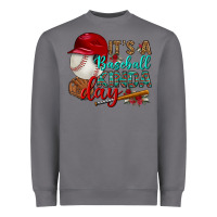 Storm it's a baseball kinda day Heavyweight Sweatshirt - BundleAndBundleShop