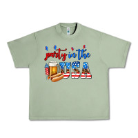 Oil Green party in the usa Urban Heavy Tee - AdoDesignShop