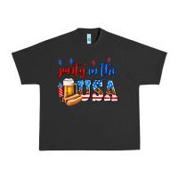 Pigment Black party in the usa Urban Heavy Tee - AdoDesignShop