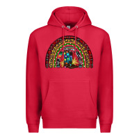Cardinal Christmas cowboy boots rainbow Premium Hoodie - RanaPortraitStore