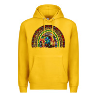 Lemon Christmas cowboy boots rainbow Premium Hoodie - RanaPortraitStore