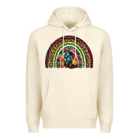 Sandshell Christmas cowboy boots rainbow Premium Hoodie - RanaPortraitStore