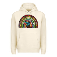 Tofu Christmas cowboy boots rainbow Premium Hoodie - RanaPortraitStore
