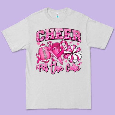 Premium Tee cheer for the cure american football