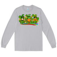 Moon Dust st patricks day gnomes shamrock gold rainbow Long Sleeve Tee - Artiststas