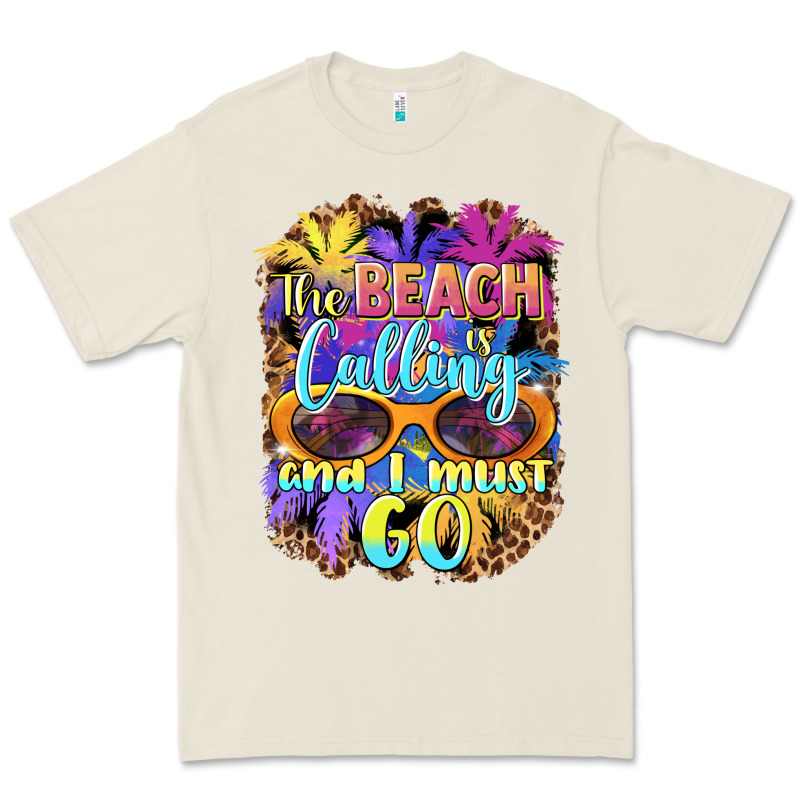The Beach Is Calling And I Must Go Premium Tee by BarkalooDesign | Teevron