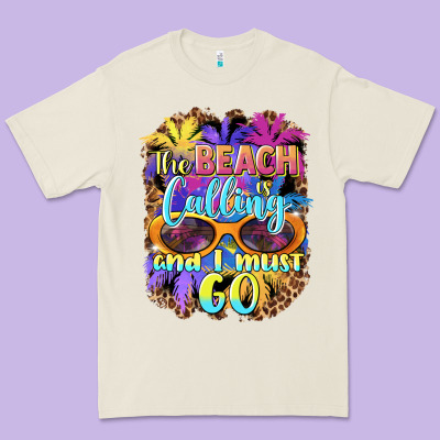 The Beach Is Calling And I Must Go Premium Tee Designed By Barkaloodesign