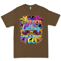 Cacao the beach is calling and i must go Premium Tee - BarkalooDesign