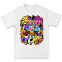 White the beach is calling and i must go Premium Tee - BarkalooDesign