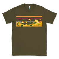 Army Green taco and nachos libbey glass Classic Tee - BundleAndBundleShop