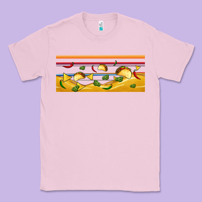 Taco And Nachos Libbey Glass Classic Tee Designed By Bundleandbundleshop